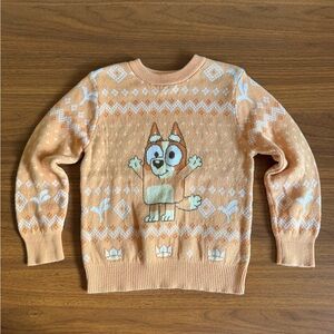 Bluey Bingo Toddler Christmas Sweater 4T